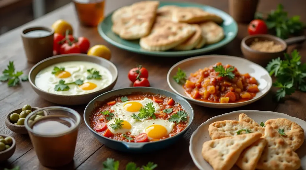 Middle Eastern breakfasts