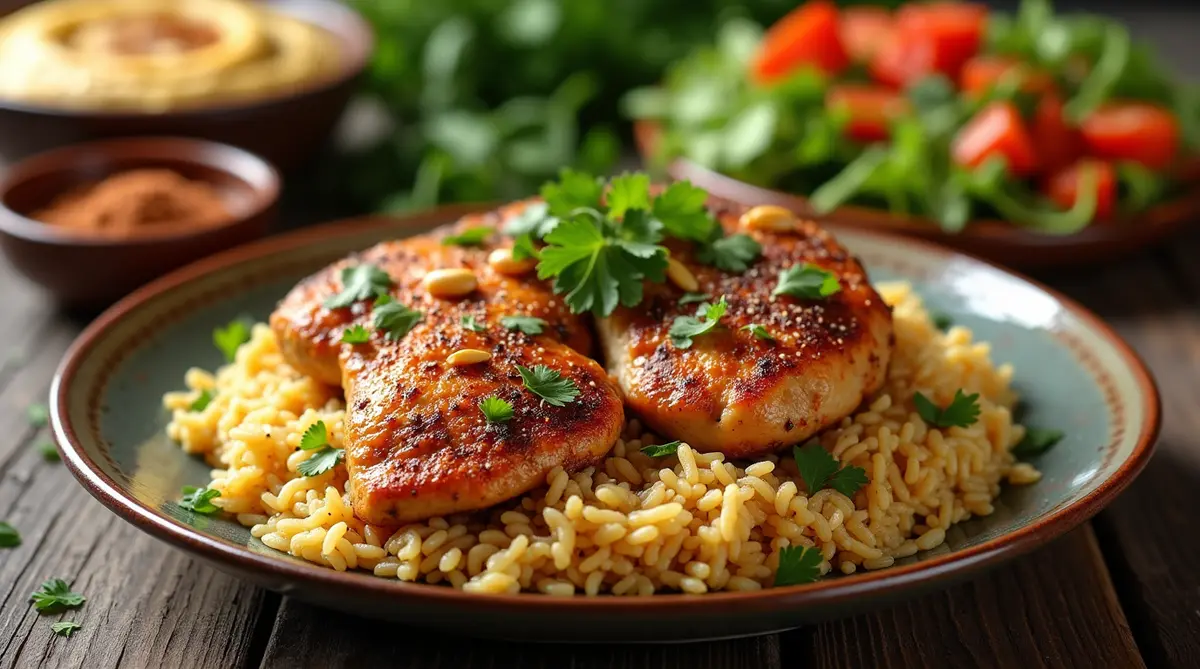 lebanese chicken and rice