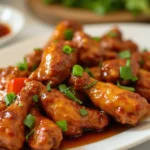Chicken Wings with Garlic Sauce Chinese