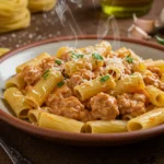 Creamy Sausage Rigatoni