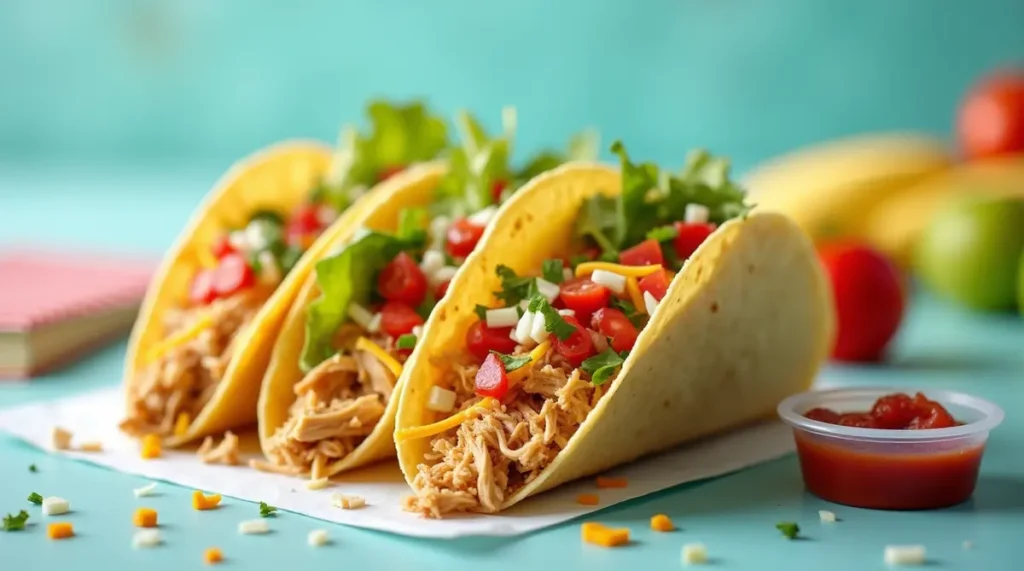 School Chicken Taco Lunch