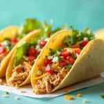 School Chicken Taco Lunch