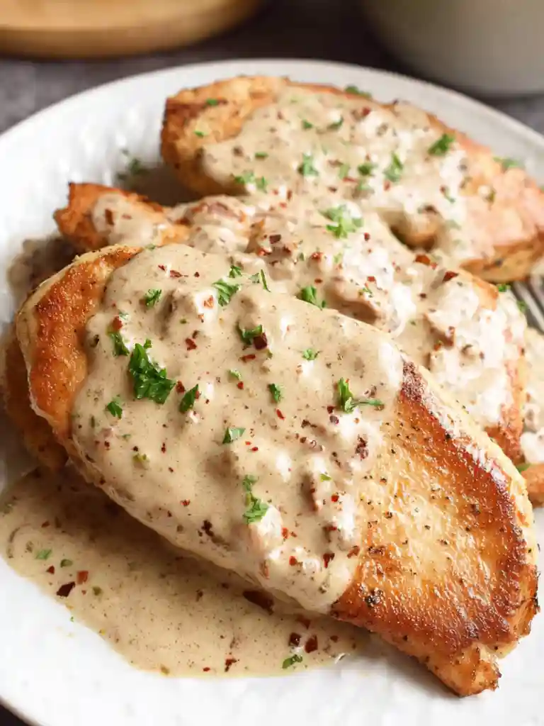 Chicken with Cream Cheese Avoid These 3 Mistakes 2 Garnish and Serve Chicken with Cream Cheese
