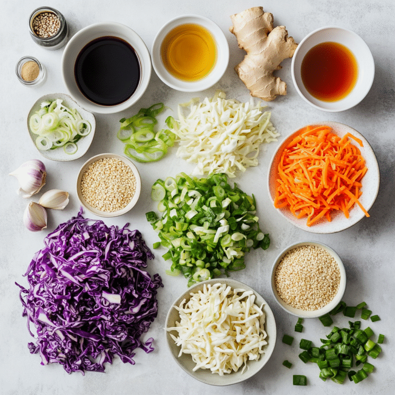Best Asian Coleslaw Recipe (Simple, Sweet, Crunchy)
