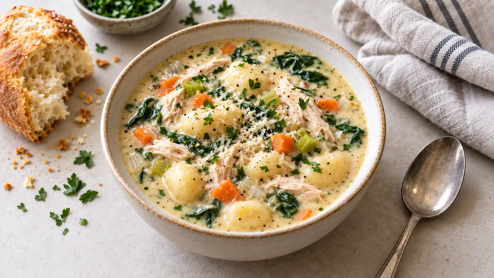 One Pot Chicken Soup